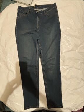 Free People Dark Blue Skinny Jeans Size 29 length 27 in